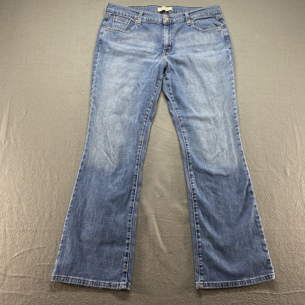 Levi's 515 Bootcut Jeans Womens 14M Blue Medium Wash‎ Stretch Denim